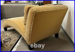 11803-101 Thayer Coggin Armless Chaise Upholstered in Mohair