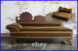 1800's fainting couch expands into daybed