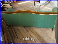 1920's Antique Sofa Beautiful Frame with Nice Upholstery Ready to Use No Reserve