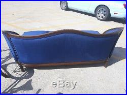 1920's Victorian Antique Vintage Sofa / Settee with new velvet Upholstery