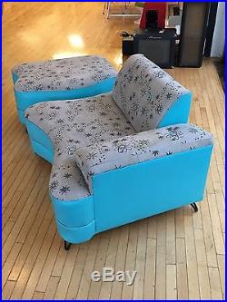 1950s 1960s Mid Century Modern Atomic Age Retro Eames Era Couch Sofa Chair