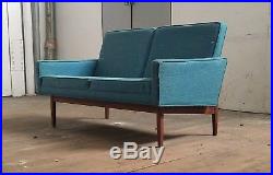 1950s Danish mid century modern Jens Risom Loveseat/Sofa