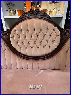 1950s Vintage Victorian Pelham Shell and Leckie Sofa