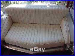 1959 Authentic Cadillac Rear End Converted Into Couch Love Seat Leather Seats