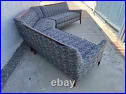 1960's 60's mid century modern sectional couch