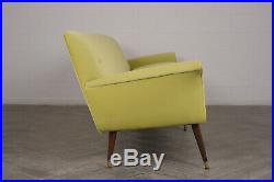 1960s Mid Century Sofa Completed Restore New Fabric Excellent