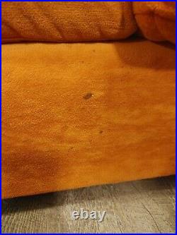 1970s Selig Orange Modular Sofa ALL ORIGINAL