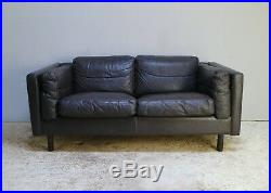 1970s Stouby style Danish mid century 2 seat sofa