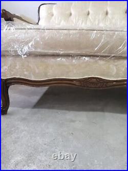 1970s Vintage French Provincial Loveseat Beige Lightly used