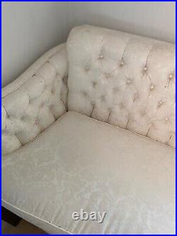 1970s vintage white 100 sofa couch