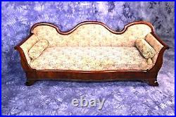 19th Century Antique American Victorian Sofa Settee Chaise Loveseat Couch Chair