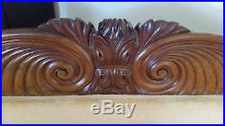 19th Century Antique Victorian Vintage Carved Wood Settee (Sofa)
