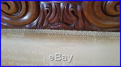 19th Century Antique Victorian Vintage Carved Wood Settee (Sofa)