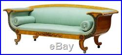 19th Century Swedish Birch Neo Classical Sofa