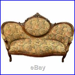 19th Century Victorian Belter Style Canopy Or Love Seat, Sofa 429-100