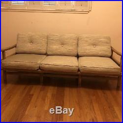 2 Mid Century Modern Ficks Reed vintage couches (rattan, Boho, Antique)