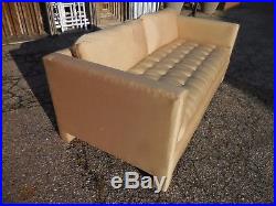 2 Vintage Mid Century Modern Parsons Style Love Seat/Sofas Probber/Wormley Era