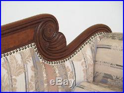 30723EC Antique Federal Style Duncan Phyfe Mahogany Sofa