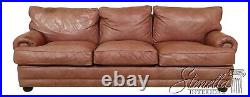 32913EC CLASSIC GALLERY Pinkish Leather Upholstered Sofa