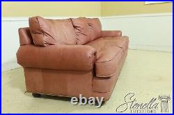 32913EC CLASSIC GALLERY Pinkish Leather Upholstered Sofa