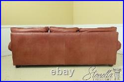 32913EC CLASSIC GALLERY Pinkish Leather Upholstered Sofa