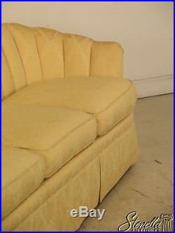 39987 HARDEN Channel Back Yellow Decorator Sofa