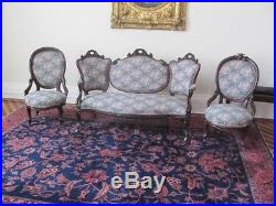 3 Pc. Victorian American Antique Sofa Set 11cc19