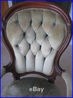 3 piece set Victorian Sofa, Gentlemans chair and chair
