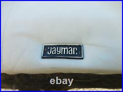 3pc Leather Serpentine Sectional Jaymar Sofa Mid Century Modern Kagan Style/Era
