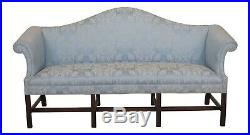 46717EC KITTINGER Historic Newport Mahogany Camelback Sofa