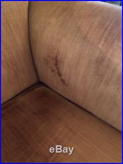 4-Pc Victorian Mahogany Furniture Set Crushed Cherry Velvet Pelham Crest Leckie