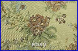 54194EC Vintage Ornately Carved Walnut Upholstered Sofa