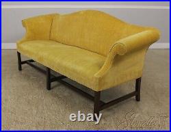 57123EC Chippendale 18th C. Custom Made Camelback Sofa