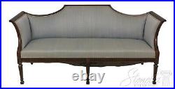 57695EC Federal Style Custom Mahogany Vintage Upholstered Sofa