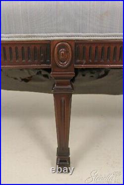 57695EC Federal Style Custom Mahogany Vintage Upholstered Sofa