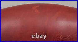 57882EC KITTINGER Colonial Williamsburg Clawfoot Mahogany Leather Sofa