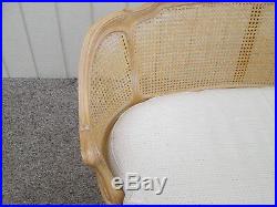 58799 French Caned Loveseat Sofa Couch QUALITY Accent Chair