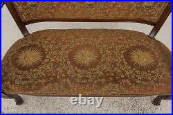 59203EC French Regency Style Mahogany Upholstered Settee