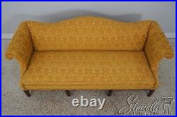 60144EC HICKORY CHAIR CO Chippendale Mahogany Upholstered Sofa