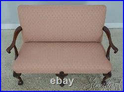 60259EC SOUTHWOOD Chippendale Style Ball & Claw Foot Settee