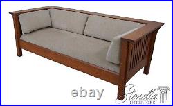 60303EC Mission Oak Arts & Crafts Stickley Design Sofa