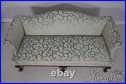 60343EC HICKORY CHAIR CO Chippendale Mahogany Ball & Claw Sofa
