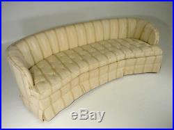 60's Drexel Heritage Curve Front Sofa Vintage Mid Century Modern Wormley Era