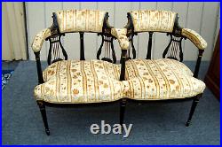 62247 RARE Antique Victorian Settee Loveseat Couch Sofa Chair