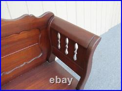 62328 Mahogany Loveseat Settee Bench Chair