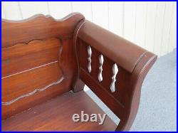 62328 Mahogany Loveseat Settee Bench Chair