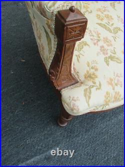 62363 Antique Victorian Sofa Couch Loveseat Chair