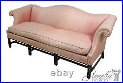 62571EC HICKORY CHAIR CO Chippendale Mahogany Down Seat Sofa