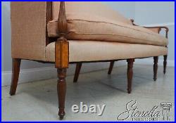 62572EC Bench Made High Quality Inlaid Mahogany Sheraton Sofa