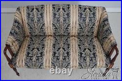 62951EC Pair SOUTHWOOD Sheraton Style Newly Upholstered Loveseats